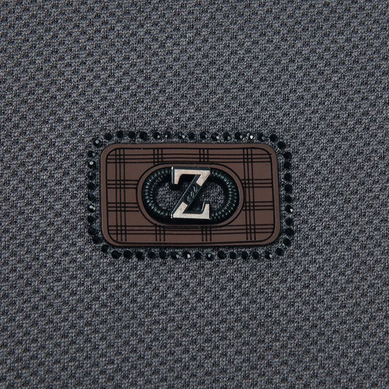High quality brand long sleeved men's polo shirt autumn fashion personality collar and Z-letter badge design casual Paul T-shirt