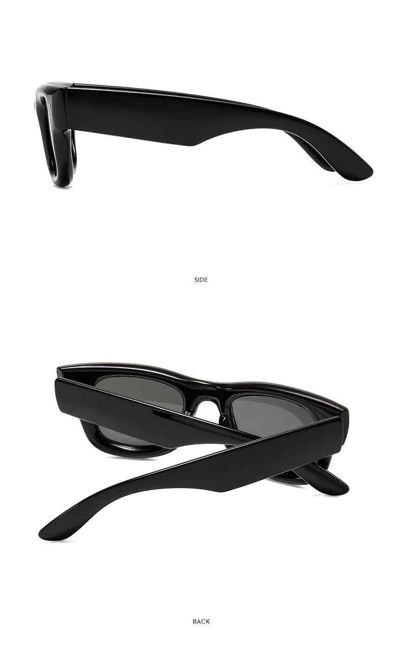 Fashion Vintage Square Rice Nail Women's Sunglasses Classic Punk Men Sunglass Outdoor Driving Travel Eyewear Female UV400 Lentes