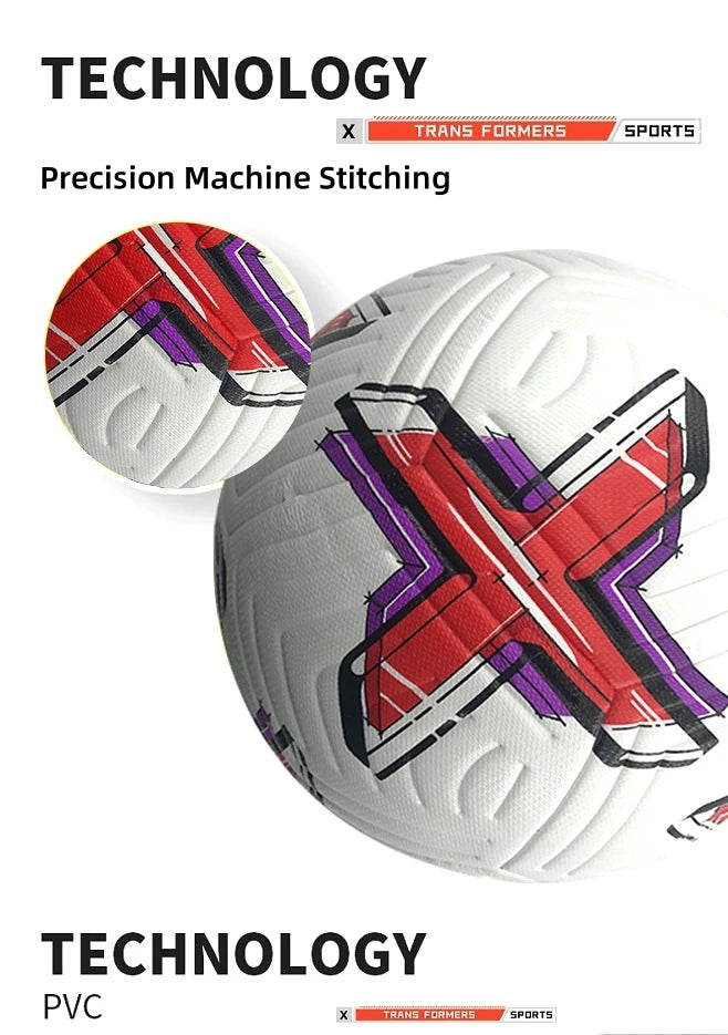 Soccer Balls Official Size 5 PU Material Seamless Match Training Football Goal Team Outdoor Professional Functional Training