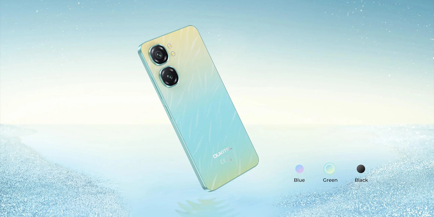Oukitel C58 PRO smartphone 5150mAh Battery 24(6+18)GB+256GB 50MP Main Camera 6.7" HD+ Display