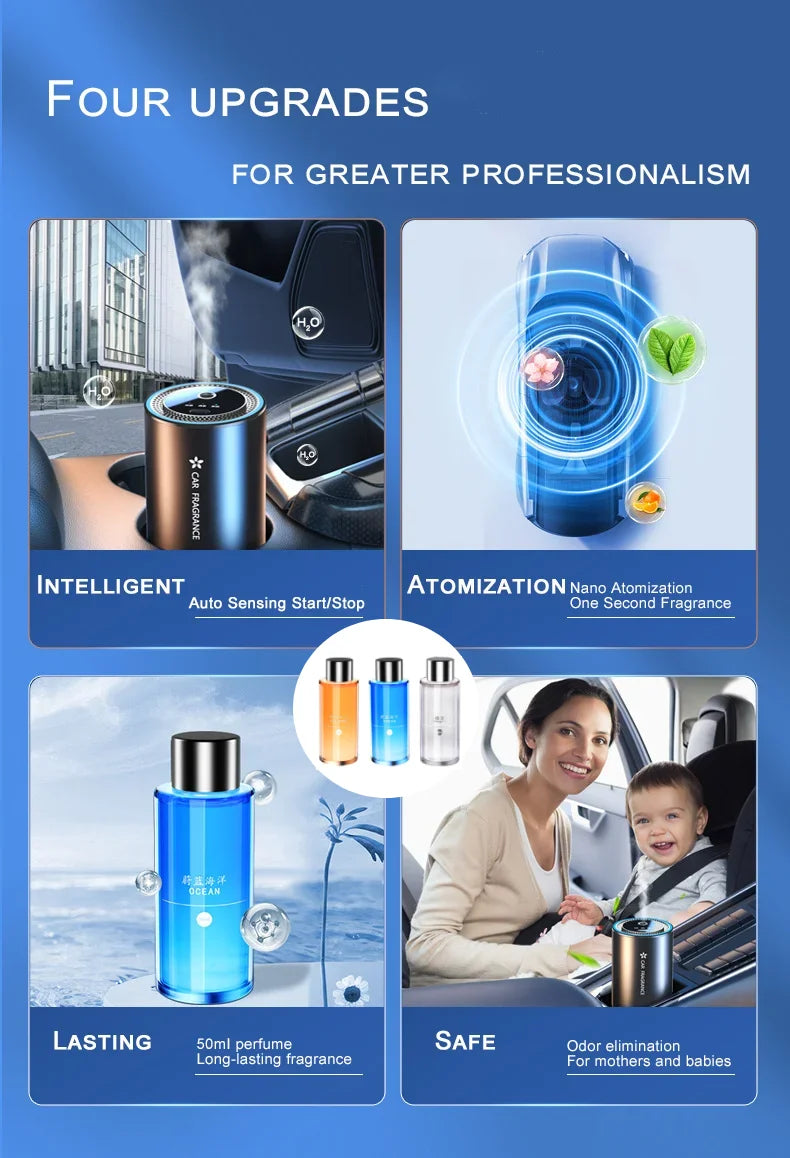50ML Air Freshener Refilled Fragrance for Car Diffuser Aroma Oil Specified Ocean Cologne Shangri-La Scent Flavoring For Auto