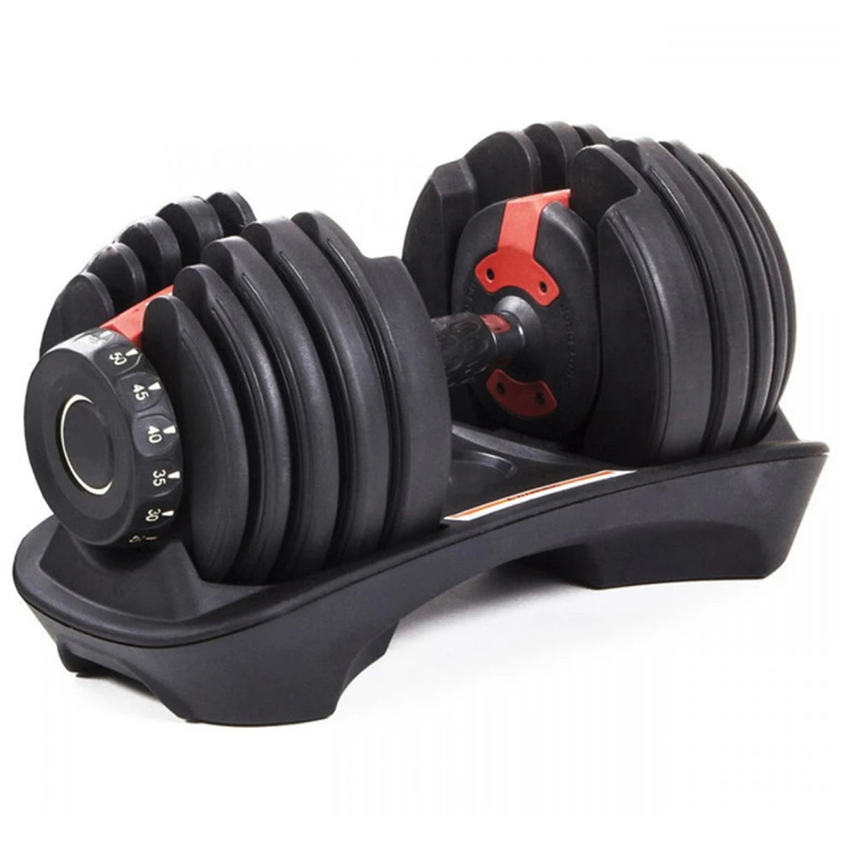 Adjustable Dumbbells Dumbbell Weight Set Home Gym Fitness 52.5lbs with Anti-Slip Handle and Tray for Men