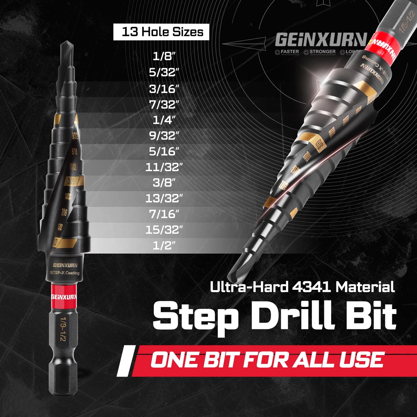Geinxurn 42Pcs Tools Set Packaged with Rachet Screwdriver  Handle, s2  Screwdriver Bits and Hold Bit for Home Repairs DIY
