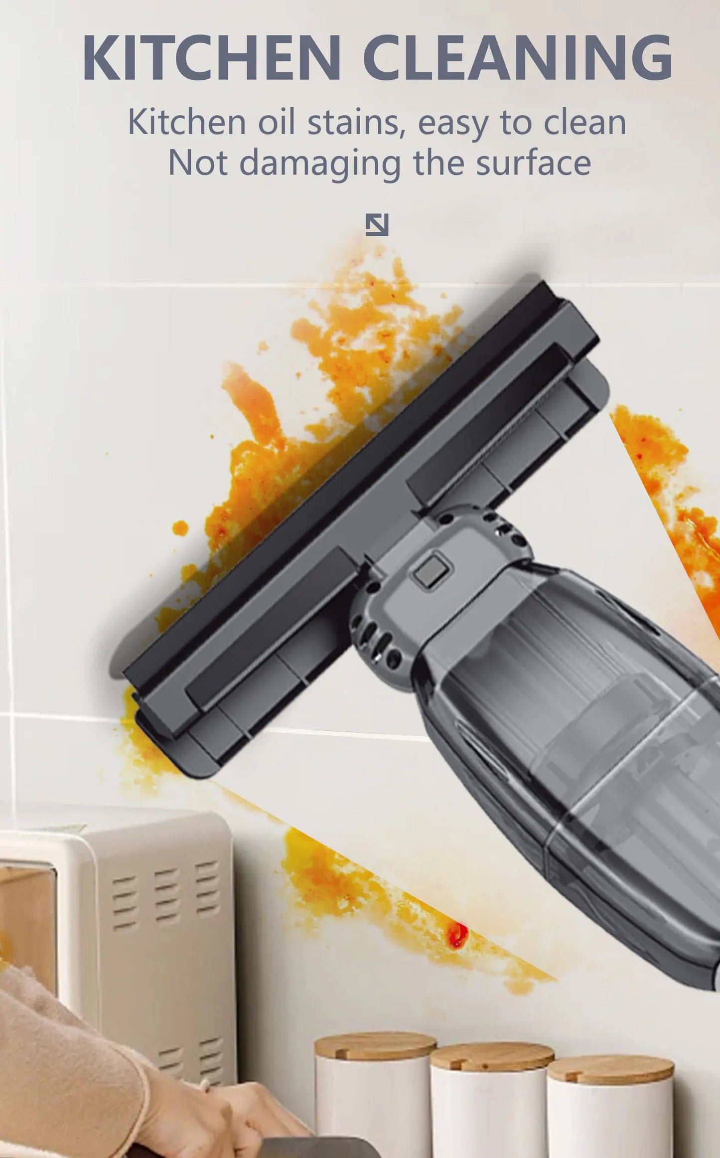 Window Cleaner Electric Glass Handheld Cordless Window Cleaning Tools Multifunctional Wireless USB Rechargeable Vacuum Cleaner