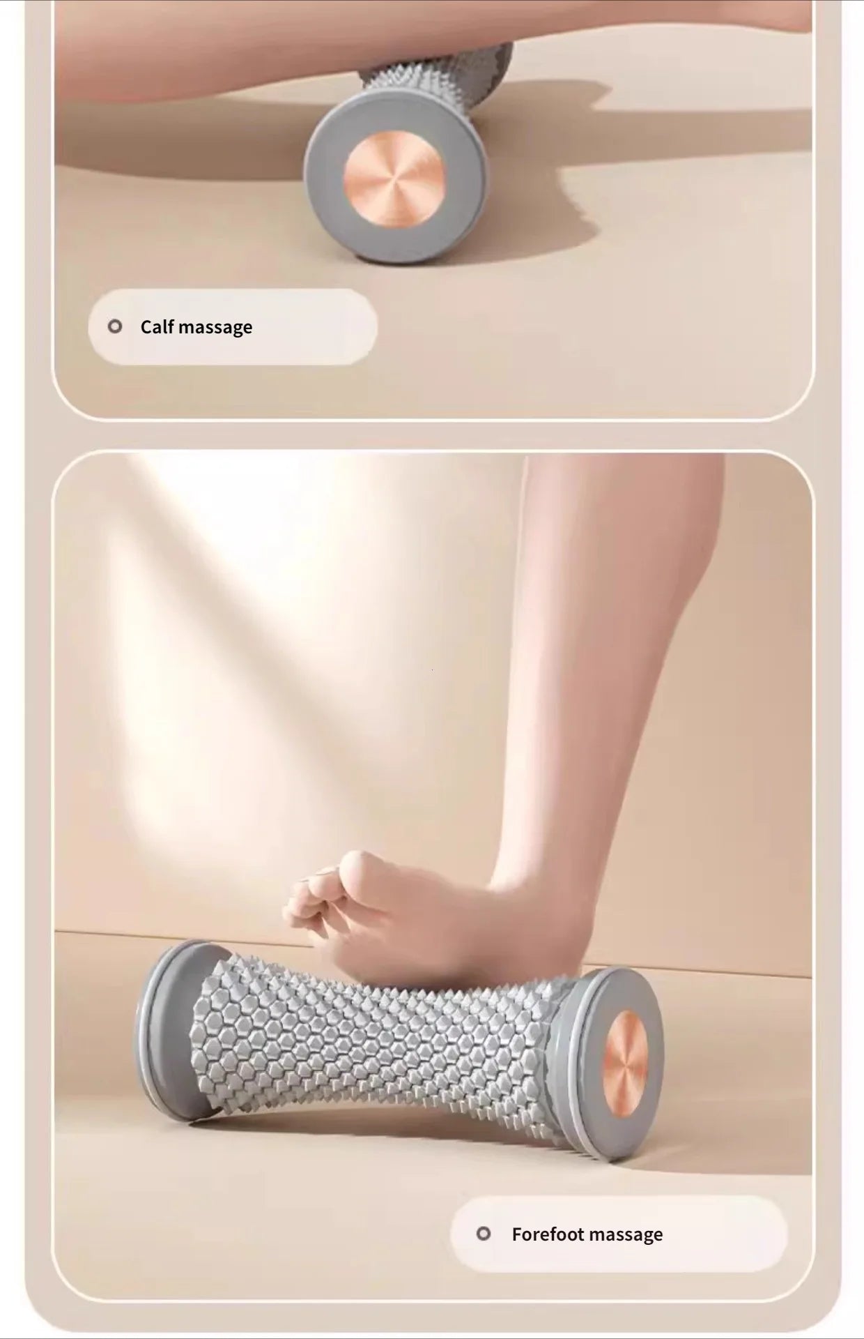 Foot Roller Massager Yoga Plantar Fascia Home Fitness Fingerpressure Board Deep Muscle Relaxation Massage Ergonomic