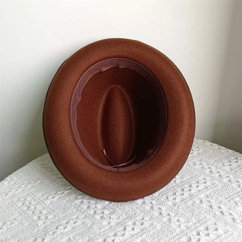 Green Retro Men's Spring Hat Unisex Men's Bow Women's Curved Brim Wide Brim Sun Hat Straw Hat Beach Hat sombrero hombre