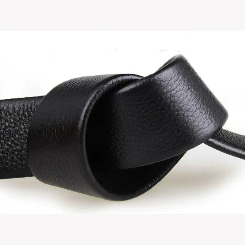Men's Business Luxury Belt Jeans Automatic Adjustable Alloy Buckle Men PU Leather Waist Straps Belts