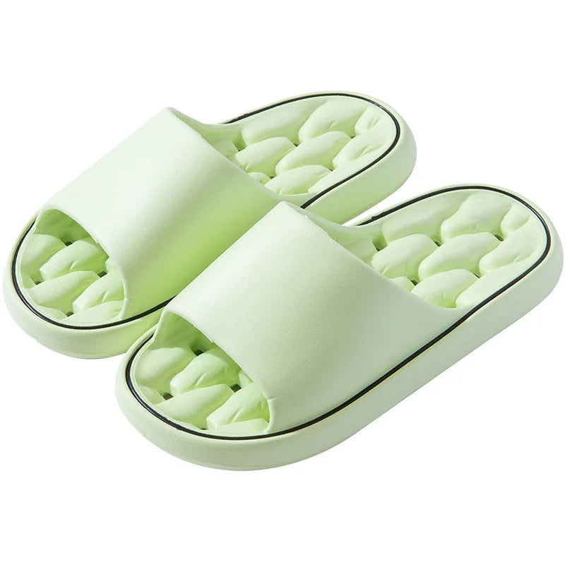 Summer Women Leaking Quick-Drying Shower EVA Slippers Men Breathable Water Leakage Flip Flops Light Waterleaky Swimming Sandals