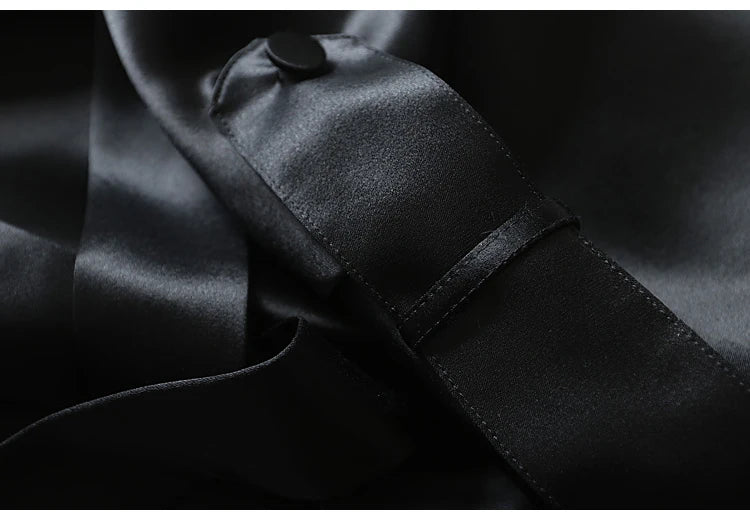 Lautaro Spring Autumn Long Soft Luxury Elegant Flowy Satin Acetate Trench Coat for Women High Quality Chic British Fashion 2022