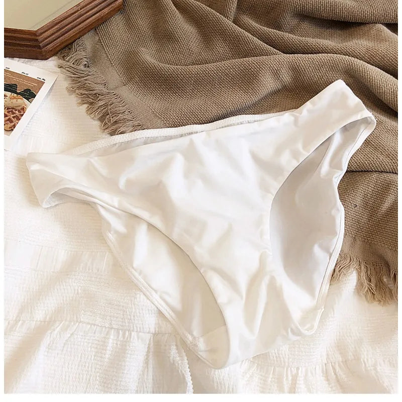 9 Color Women Seamless Panties Sexy Low Waist Milk Silk Comfort Breathable Briefs Buttock Cover Basic Shorts Ladies Lingerie