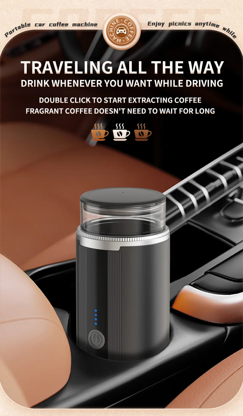 JFBONIN Electric Portable Coffee Machine Capsule Ground Coffee Brewer for Coffee Powder And Coffee Capsule - Coffee Maker