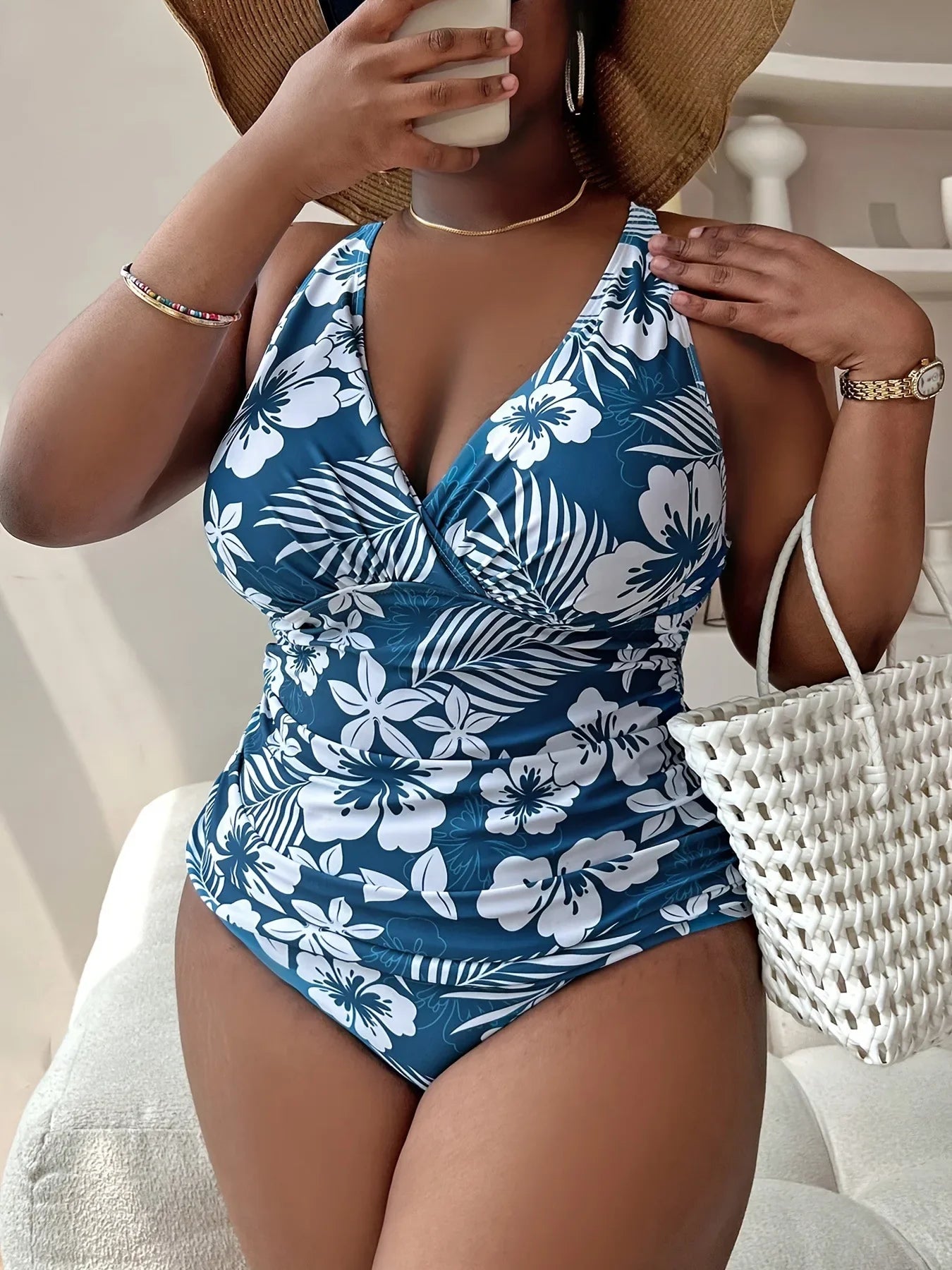 Plus Size Swimwear Women Swimsuit Sexy Big Bikini Bathing Suit 2025 Mujer Summer Beach Wear Monokini Tankini Swimsuits Women 4XL