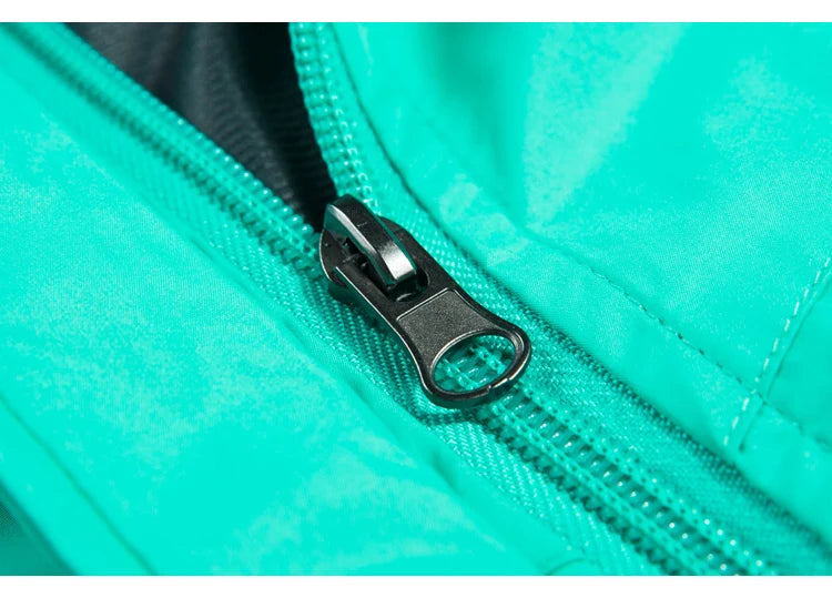 TRVLWEGO Women's Autumn Waterproof Rain Jacket Camping Lightweight Raincoat Hooded Hiking Jacket Softshell Windbreaker Coats