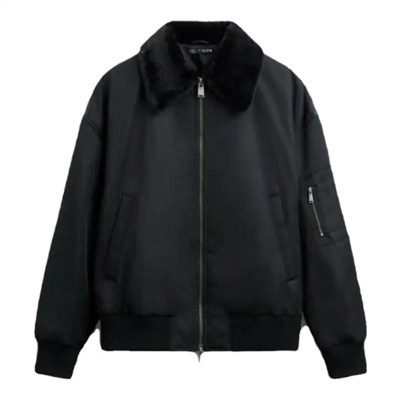 8281/657 Winter fur  collar for men's thick cottont jacket 8281657 winter jacket  coats