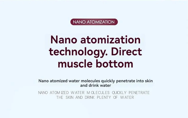 Handheld  mini spray face Steam meter  Nano spray water refill meter charging Portable eye moistening face humidifier household