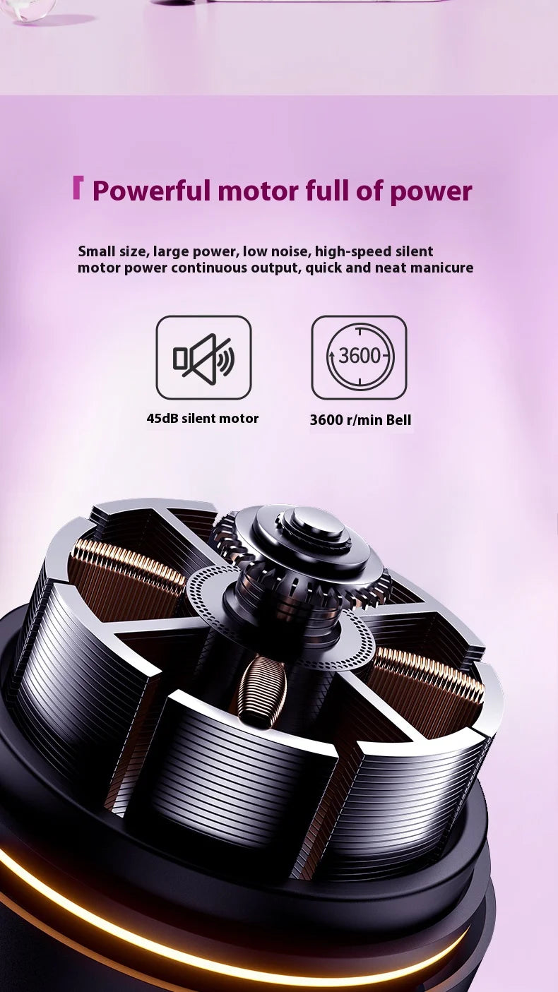 USB Rechargeable Electric Nail Clippers Trimmer Safe for Babies Kids Adults Home Travel Use Personal Grooming Essential