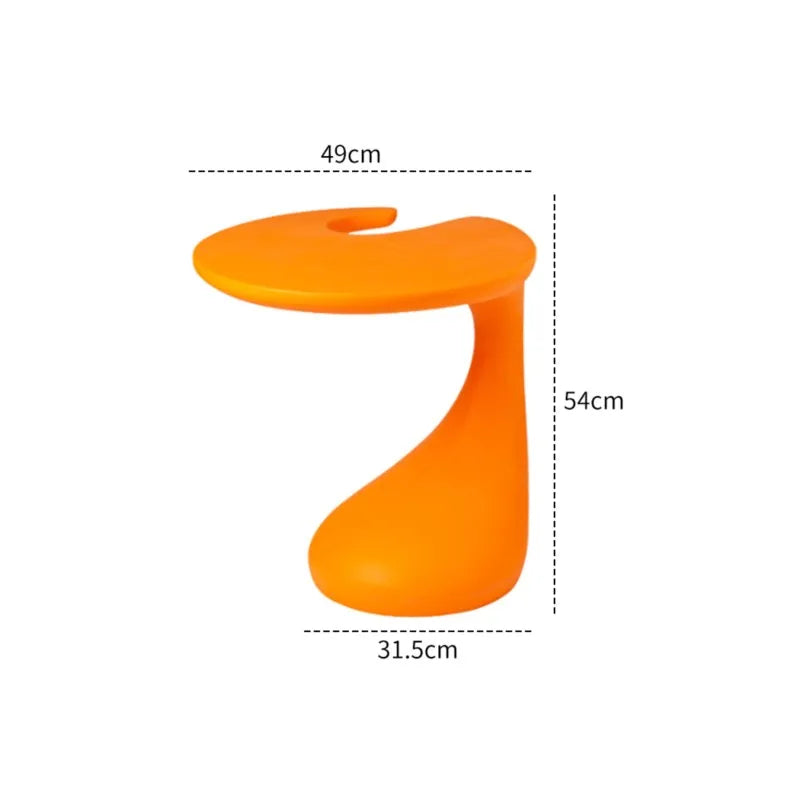 Realife Light Luxury High-end Creative Bedside Table Shelf Sofa Edge Table Living Room Mobile Black Minimalist Coffee Table 2025