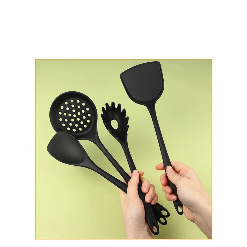 1/4/8pcs Non-Stick Pans Silicone Spatula Soup Ladle Slotted Spoon Cooking Tools for Kitchen Kitchen Utensil