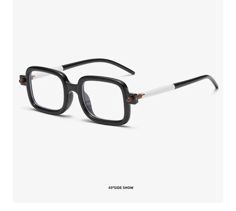 UVLAIK Myopia Optical Glasses Frame Men Women Retro Square Sunglasses Fashion Anti Blue Light Computer Goggles Eyglasses