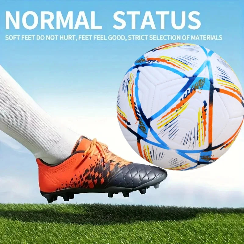 Soccer Balls Official Size 5 PU Material Seamless Match Training Football Goal Team Outdoor Professional Functional Training