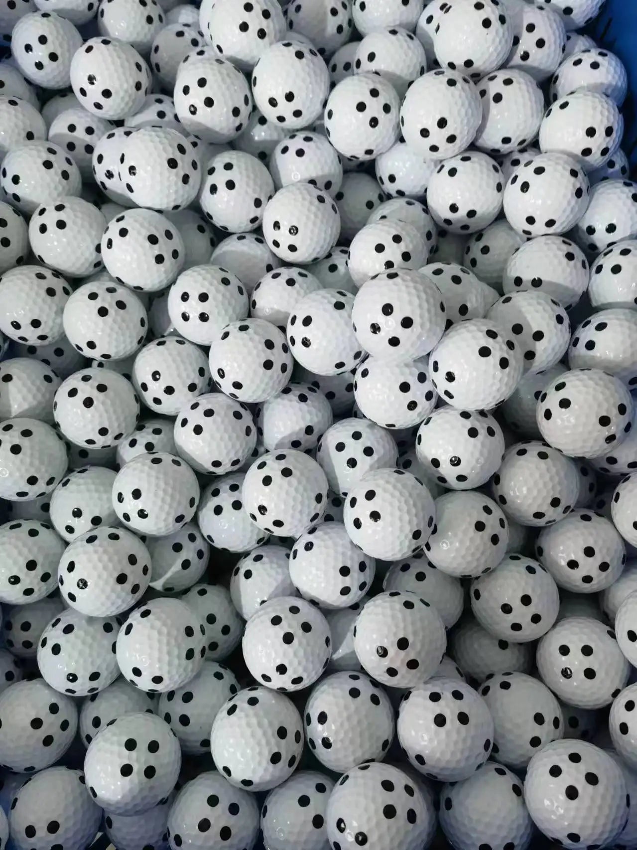 KGOLF Golf Simulator Special Ball Bla Dot Golf Ball Profional Distance Double Layer Structure Sports Fitn Fans Supplies