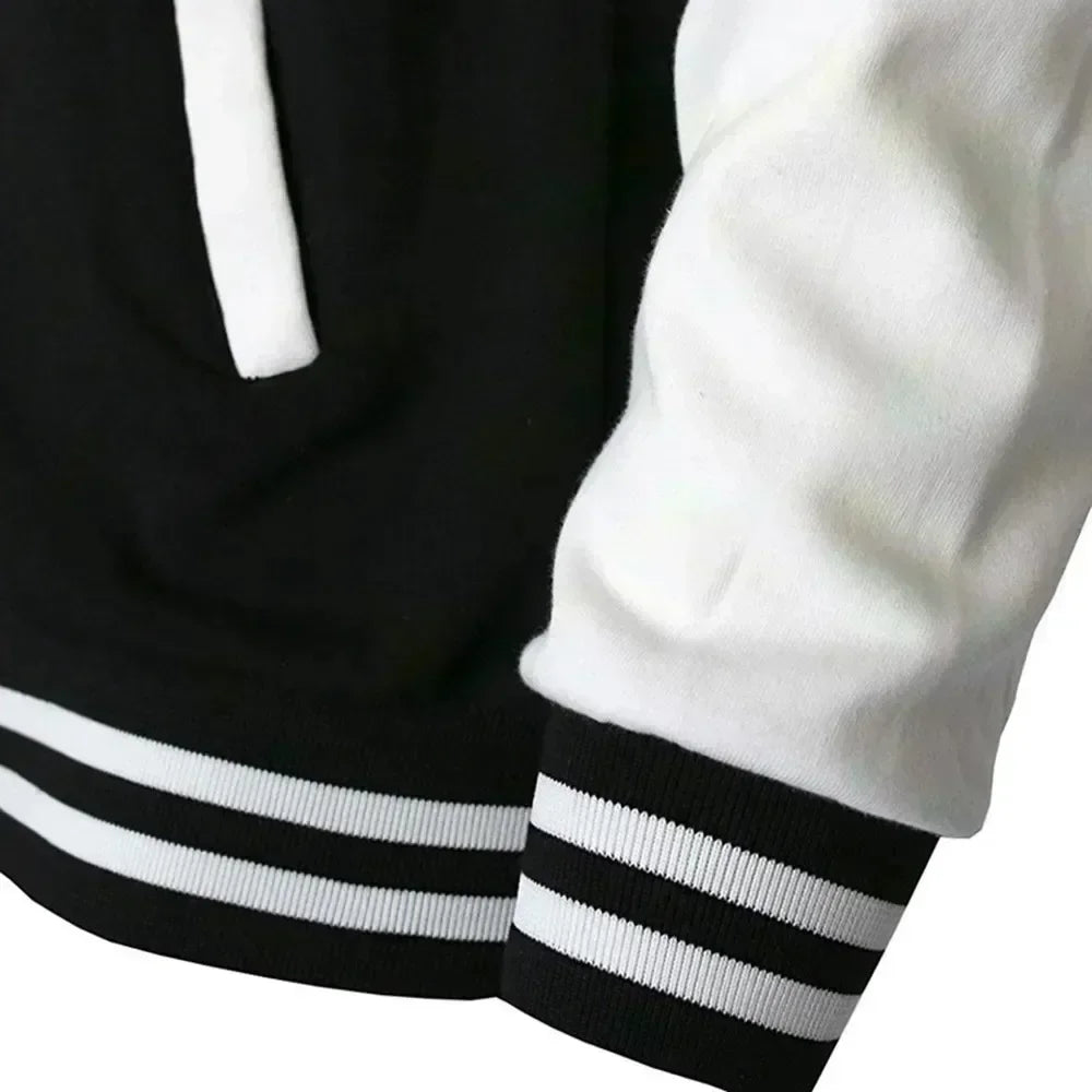 Autumn and Winter New Men's Fashion Buttons Fashion Versatile Multi-color Men's and Women's Streetwear Baseball Jacket