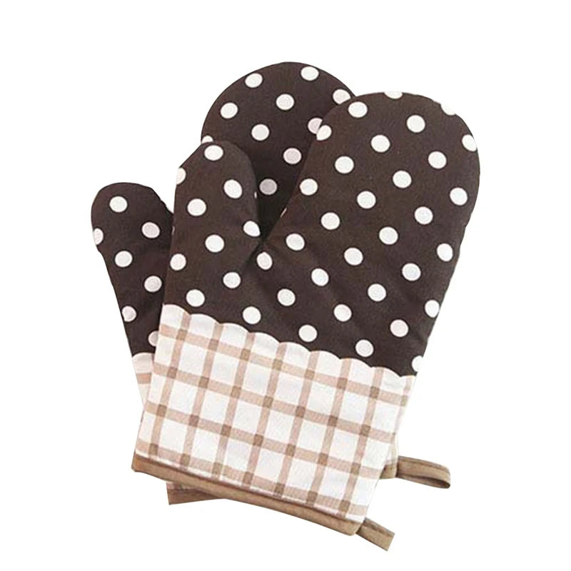 1Pcs Hot Oven Mitts Baking Anti-Hot Gloves Pad Oven Microwave Insulation Mat Baking Kitchen Tools