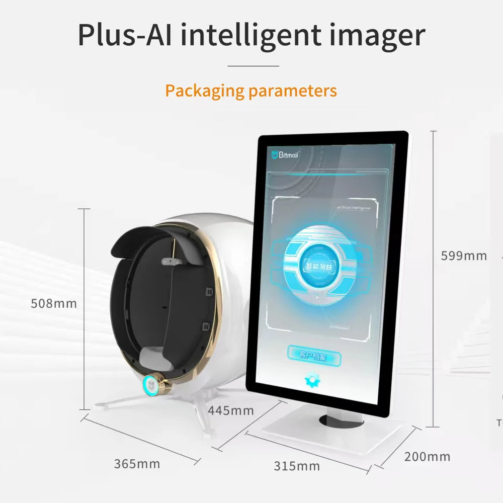 Facial AI 3D Skin Scanner Care Facial Analyzer Monitor Machine Skin Tester Facial Analyze Equipment Beauty Salon