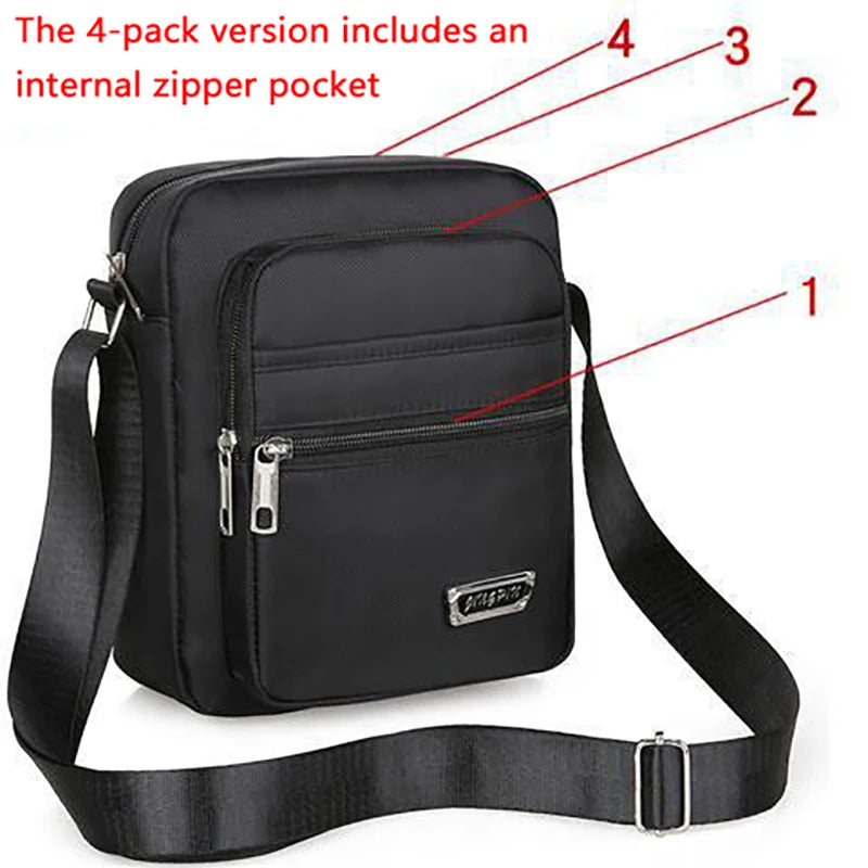 1Pieces Brand New Men Crossbody Bags Male Nylon Shoulder Bags Boy Messenger Bags Man Handbags Mountaineering Bag Christmas Gifts