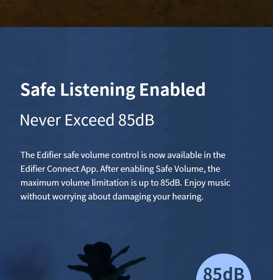 Edifier WH950NB Active Noise Cancelling Wireless Headphones Hi-Res Wireless Audio Dual Device Connection Bluetooth 5.3 Headset