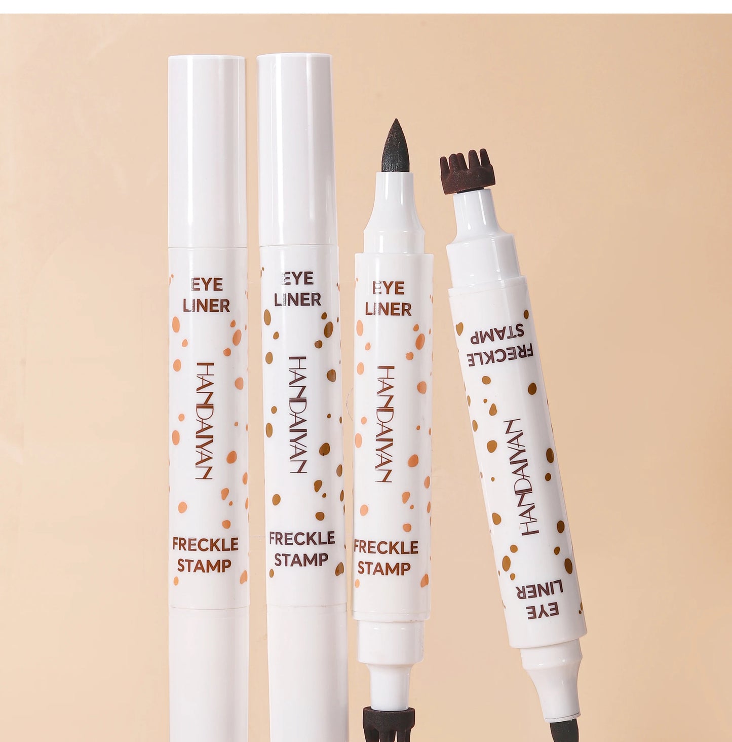 Double Head Concealer Pen Waterproof Long Lasting Freckle Stamp Eyeliner Quick Dry Natural Cover Pencil Life Like Makeup