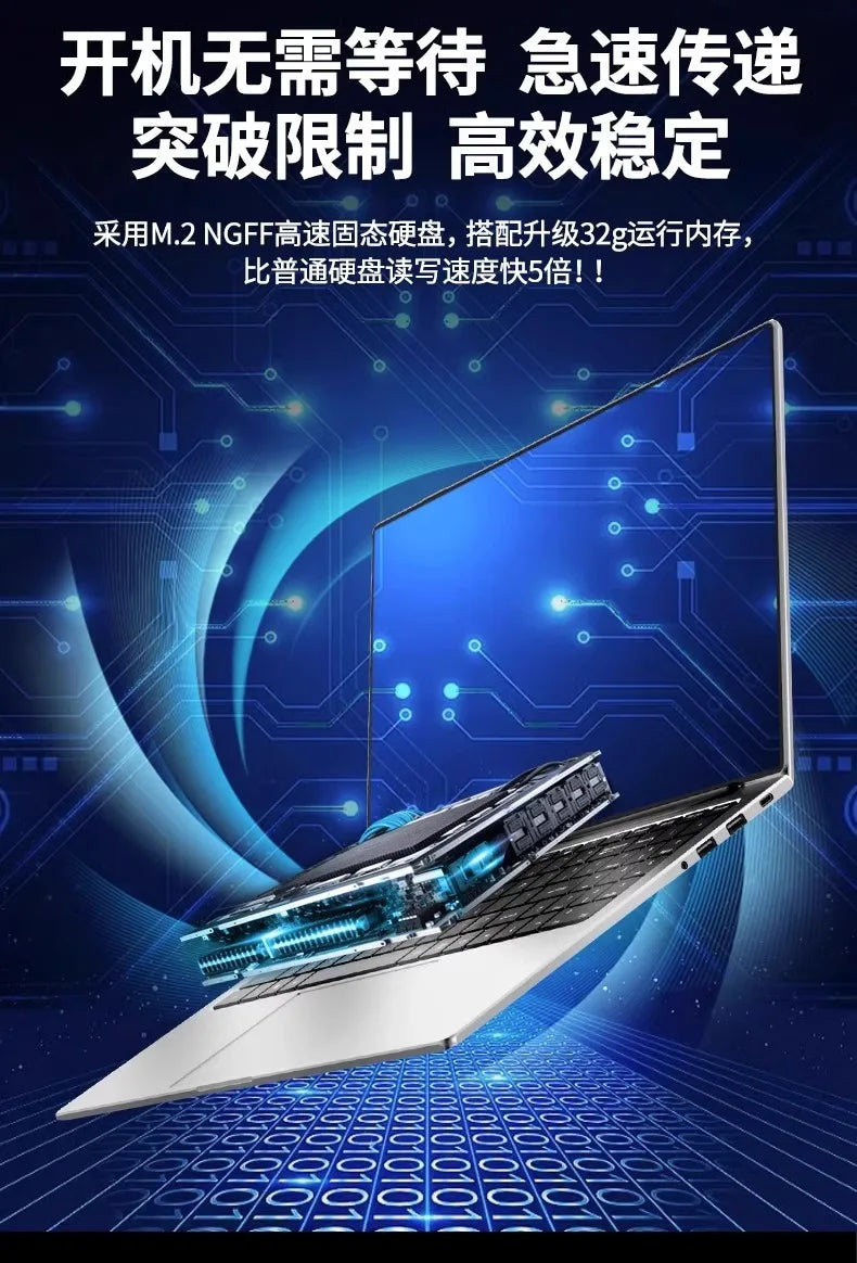 New 17th Gen Intel Core 15-inch Laptop with 4GB Dedicated GPU for Gaming, Business, Study & Web Browsing