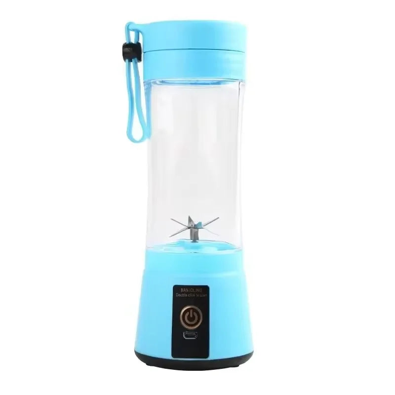 380ml Portable Electric Juicer Smoothie Blender USB Rechargeable Food Processor Mini Fruit Mixer for Travel Kitchen Workout