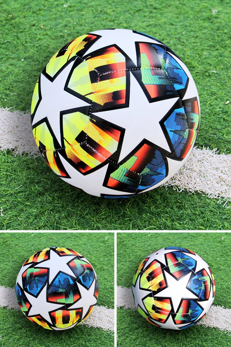 Soccer Balls Official Size 5 PU Material Seamless Match Training Football Goal Team Outdoor Professional Functional Training