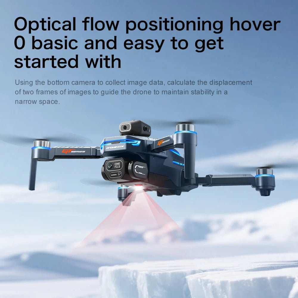 NEW GT8 Mini Drone with GPS 8K Dual Cameras 180° UHD HD 5G WiFi Brushless Motors Obstacle Avoidance FPV Foldable Quadcopter 3000