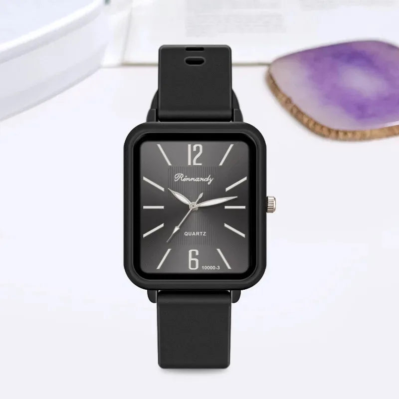 Fashion Women Watch Silicone Quartz Watches for Women Clock Christmas Gift Valentine's Day Ladies WWristwatches Reloj Mujer