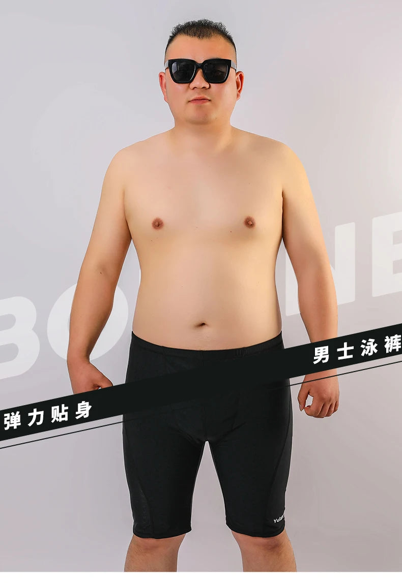 Men swimwear Plus Size Mens Swimming Trunks Sports Swim Wear 135kg Bottoms Hot Spring  Adult Shorts Printing Pants Beach