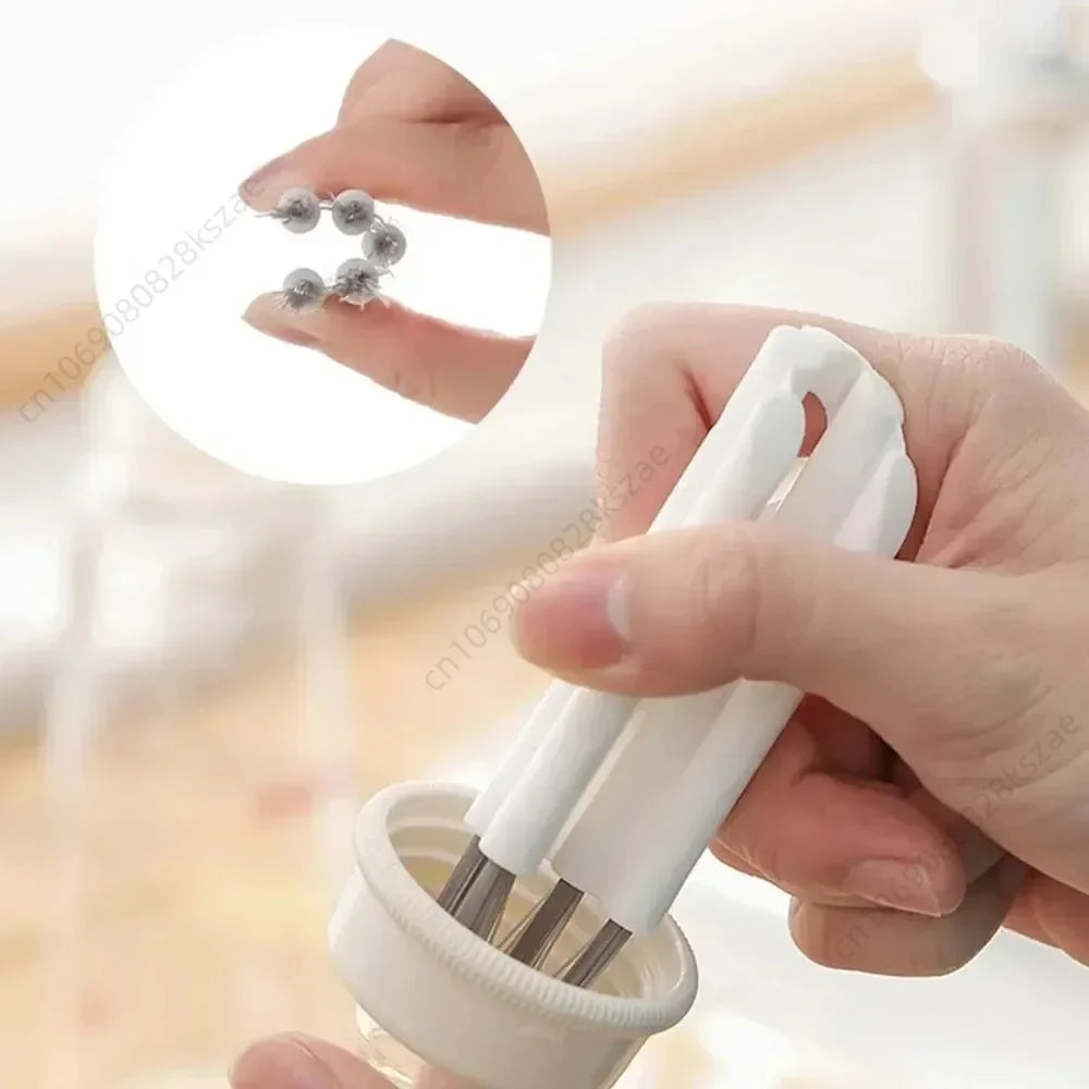 Multifunctional Flexible Gap Cleaning Brush Multi-Function Cup Brush Soft Brush Keyboard Cleaner Household Car Cleaning Tool
