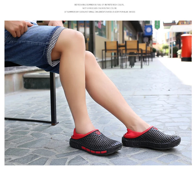 Plus size 47 Designer Summer Men's Sandals Outdoor Garden Men's Shoes Flat casual shoes Beach slippers Fashion slippers