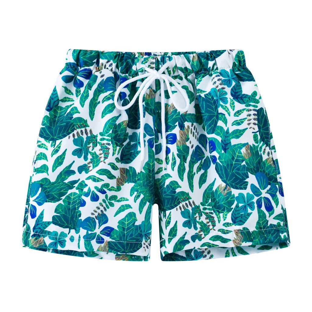 2025 Summer Baby Boys Swimming Trunks For 2-8Years Kids Beach Shorts Cartoon Pattern Swimsuit Shorts Baby Bathing Suit Swimwear