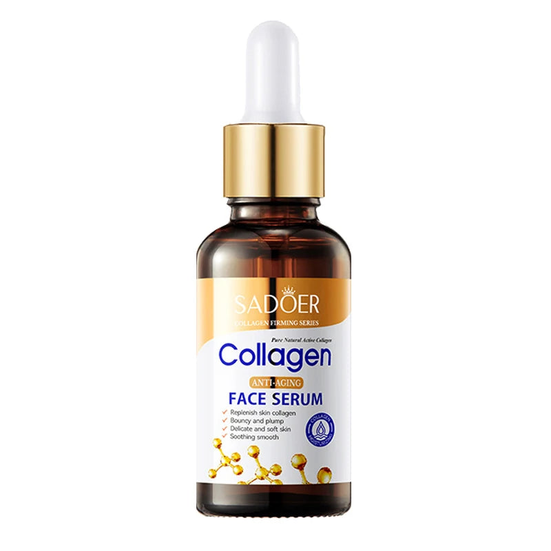1/2/3pcs SADOER Collagen Face Serum skincare Facial Essence Liquid Anti-aging Moisturizing Nourishing Facial Serum Skin Care