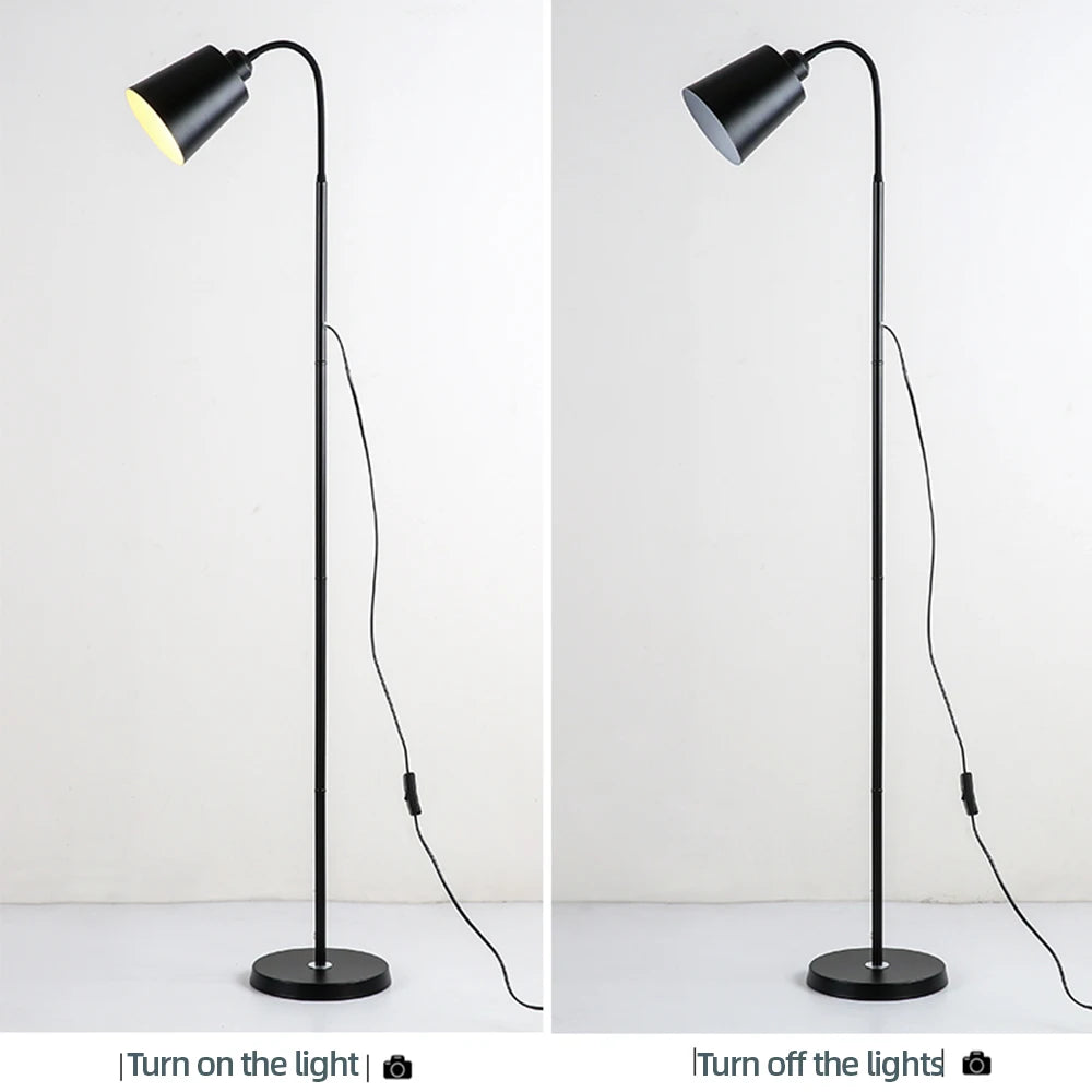 Modern Floor Lamp Adjustable Gooseneck Led Sofa Floor Lights Living Room Bedroom Study Indoor Decoration Standing Floor Lamp
