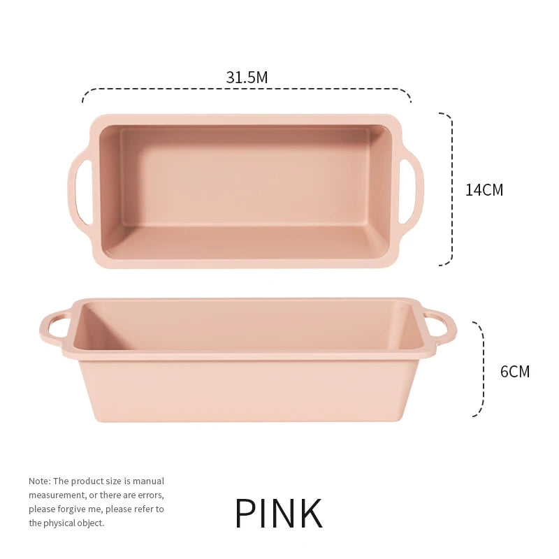 Silicone Loaf Pan Food Grade Nonstick Silicone Metal Reinforced Frame Bread Molds for Baking Banana Bread Meat Loaf Pound Cake