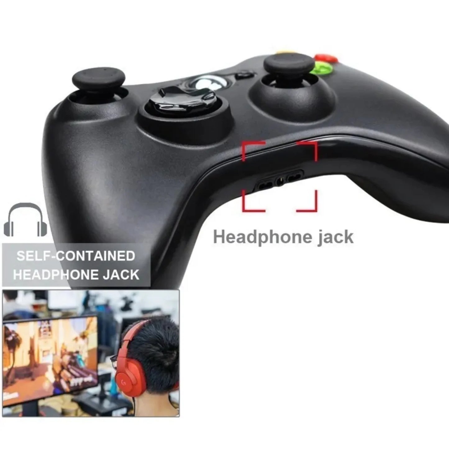 GAMROMBO Game Controller For Xbox 360/Slim/Windows7/8/10 Gamepad Wired/Wireless Controle Joystick Dual Vibration Gaming  Rocker
