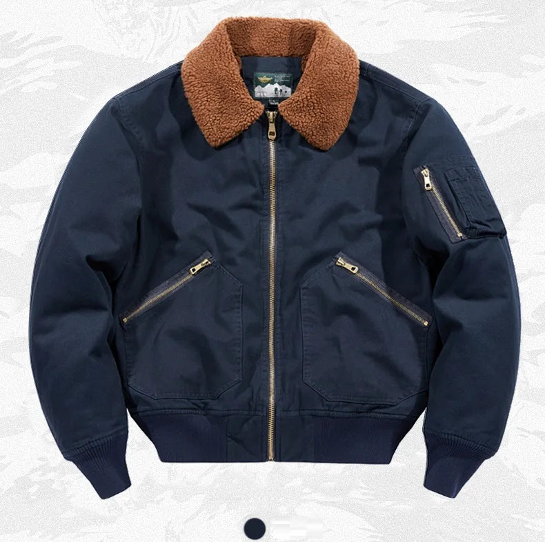 Mens Winter Bomber Jackets Coat Thick Warm Tactics New Overcoat Male Plus Size M-4xl Causal Windbreaker Outwear Chaquetas