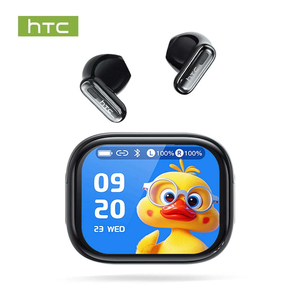 New 2026 HTC NE68 Bluetooth 6.0 Wireless Headphones AI Translation Earphones Long Battery Life Upgrade Free Translator APP