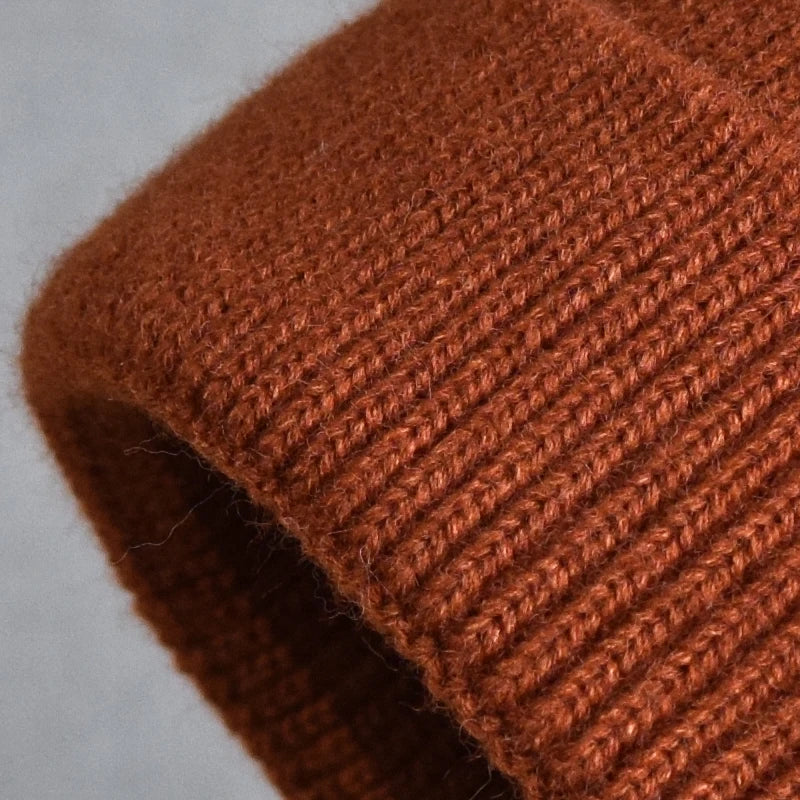 Hot selling autumn and winter parent-child woolen hats raccoon fur balls warm sleeves knitted hats trendy