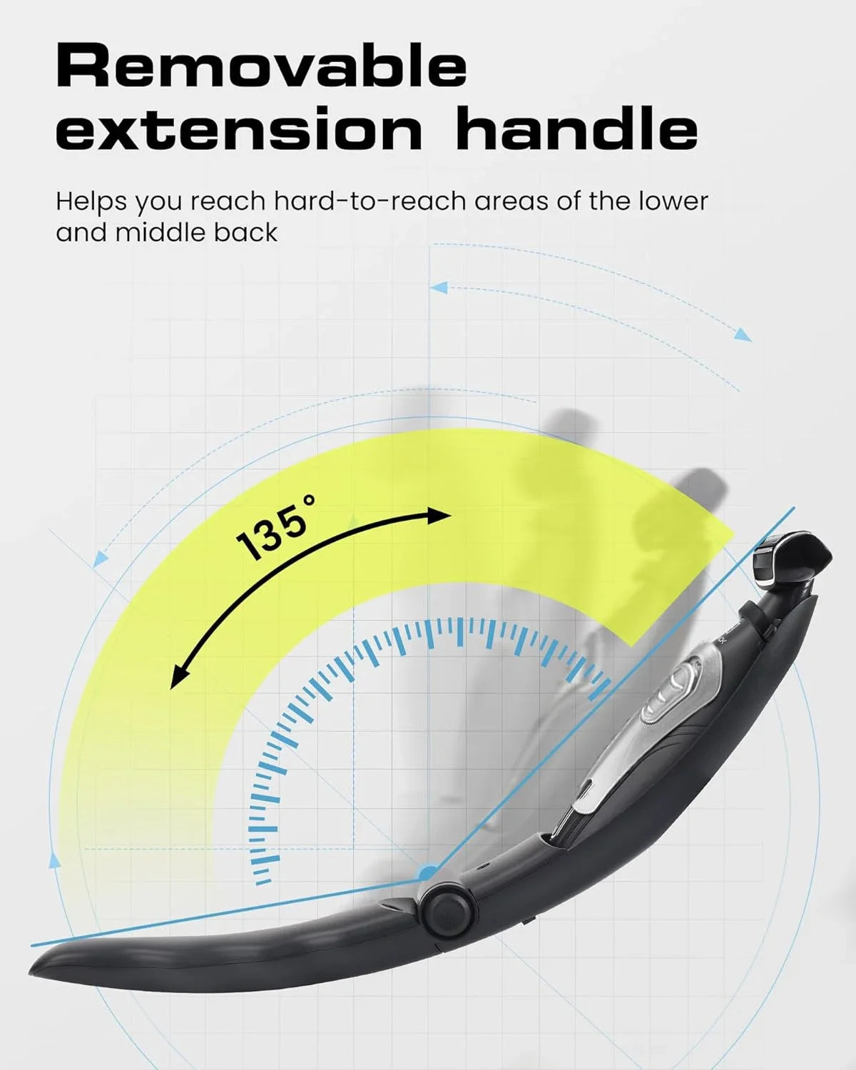 Back Shavers for Men Body Groomers Painless Hair Remover for Men Epilator Shaver Back Face Long Handle Portable Shaver Body Care