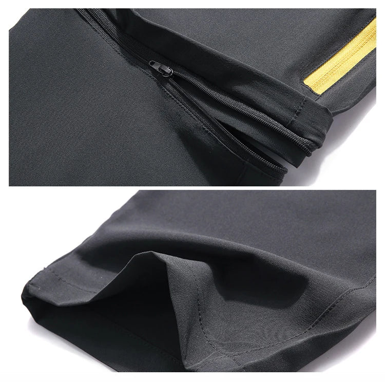 Spring Hiking Pants Men Waterproof Can be converted into shorts Fishing Wear Climbing Clothes Quick Dry Anti-UV Trousers