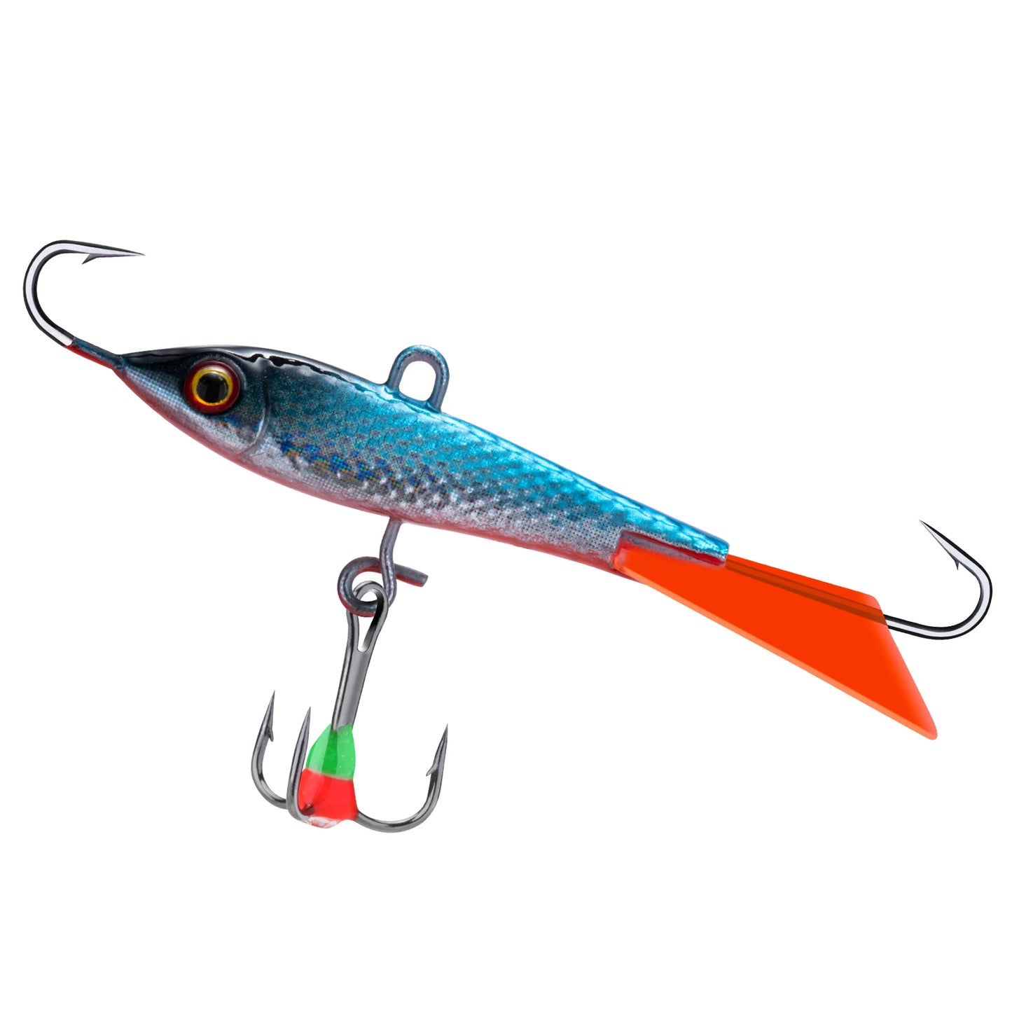 Goture 40mm 12g Winter Ice Fishing Lure Balancer 3D Eyes Jig Bait Artificial Hard Lure Jigging Balanced Fishing Bait Wobbler Set